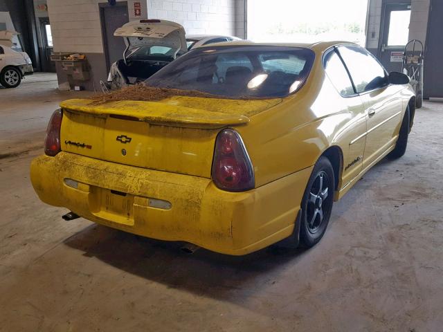 2G1WX12K239189912 - 2003 CHEVROLET MONTE CARL YELLOW photo 4