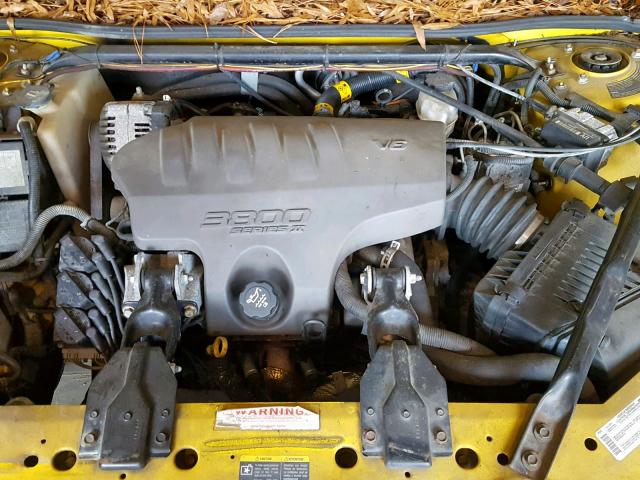 2G1WX12K239189912 - 2003 CHEVROLET MONTE CARL YELLOW photo 7