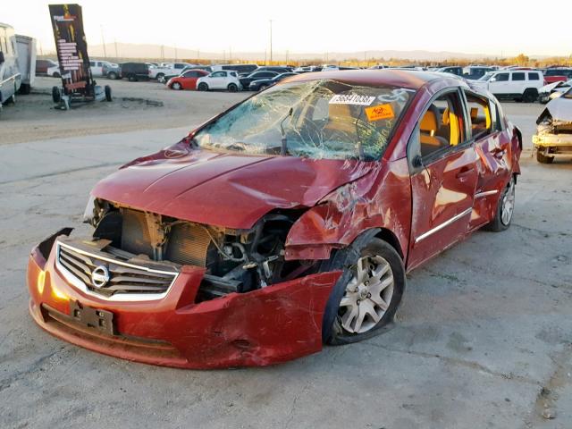 3N1AB6APXAL661488 - 2010 NISSAN SENTRA 2.0 RED photo 2