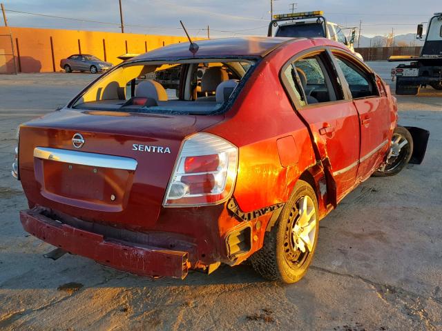 3N1AB6APXAL661488 - 2010 NISSAN SENTRA 2.0 RED photo 4