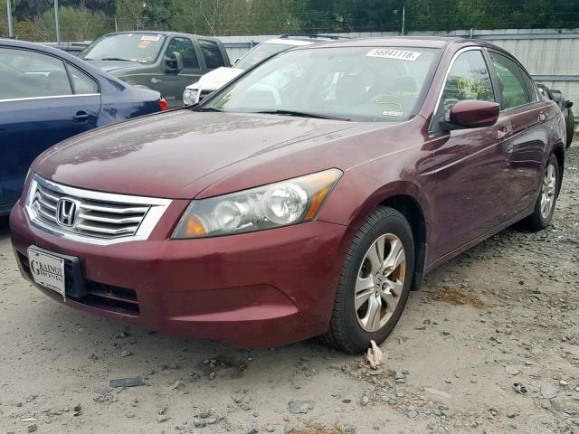 1HGCP2F43AA062634 - 2010 HONDA ACCORD LXP MAROON photo 2