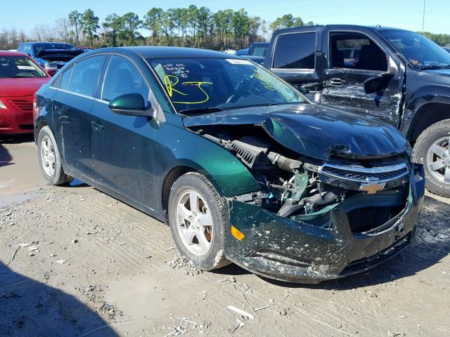 1G1PC5SB3E7192748 - 2014 CHEVROLET CRUZE LT GREEN photo 1