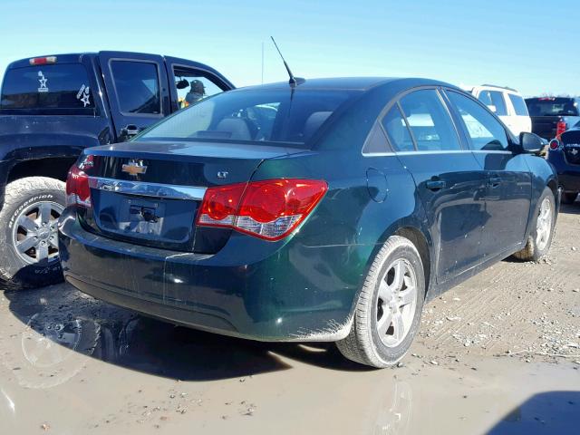 1G1PC5SB3E7192748 - 2014 CHEVROLET CRUZE LT GREEN photo 4