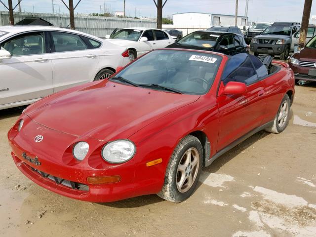 JT5ST07K7S0025774 - 1995 TOYOTA CELICA GT RED photo 2