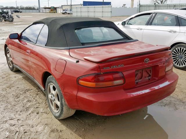 JT5ST07K7S0025774 - 1995 TOYOTA CELICA GT RED photo 3