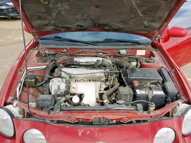 JT5ST07K7S0025774 - 1995 TOYOTA CELICA GT RED photo 7