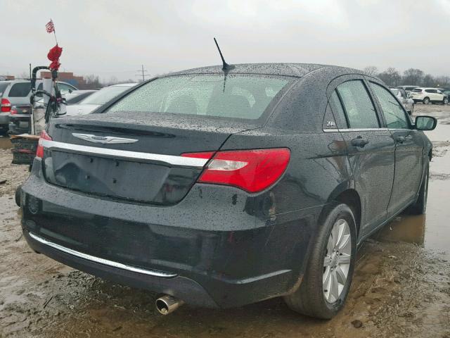 1C3CCBBB6DN609704 - 2013 CHRYSLER 200 TOURIN BLACK photo 4