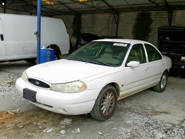 1FAFP6635XK164116 - 1999 FORD CONTOUR SE WHITE photo 2