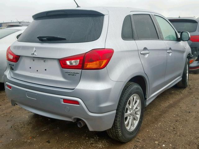 JA4AP3AU4BZ019193 - 2011 MITSUBISHI OUTLANDER SILVER photo 4