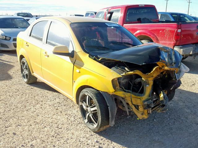 KL1TD56687B091678 - 2007 CHEVROLET AVEO BASE Sarı foto 1