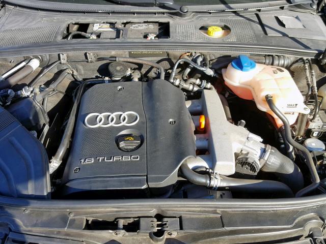 WAUAC48HX4K024052 - 2004 AUDI A4 1.8 CAB GRAY photo 7