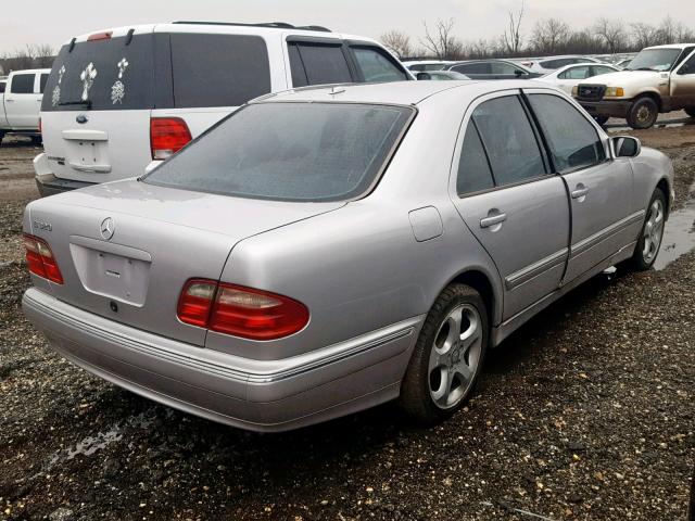 WDBJF65J62B489369 - 2002 MERCEDES-BENZ E 320 SILVER photo 4