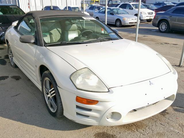 4A3AE75H03E064069 - 2003 MITSUBISHI ECLIPSE SP WHITE photo 1