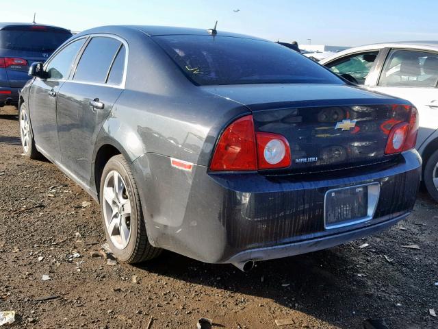 1G1ZC5EB1AF302295 - 2010 CHEVROLET MALIBU 1LT BLACK photo 3
