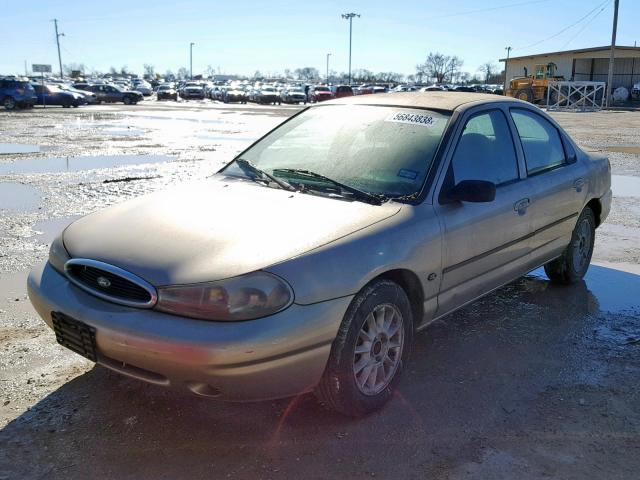 1FAFP6634YK111165 - 2000 FORD CONTOUR SE TAN photo 2