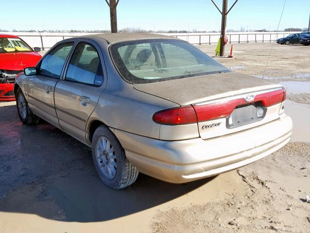 1FAFP6634YK111165 - 2000 FORD CONTOUR SE TAN photo 3