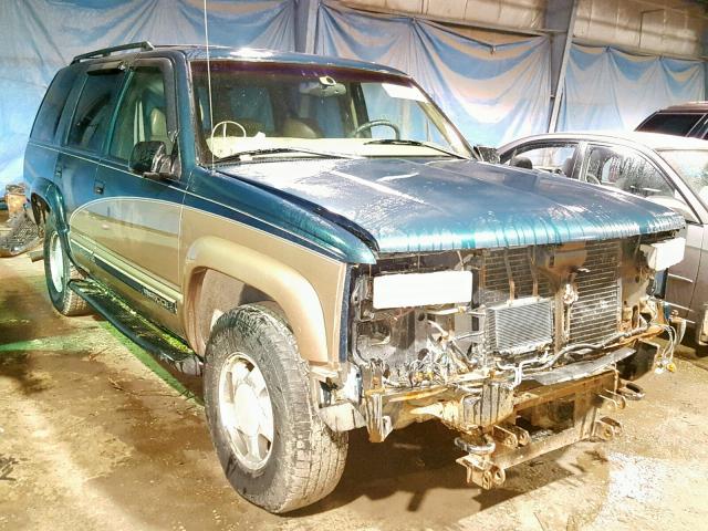 1GKEK13R6VJ755093 - 1997 GMC YUKON GREEN photo 1