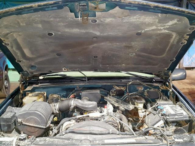 1GKEK13R6VJ755093 - 1997 GMC YUKON GREEN photo 7