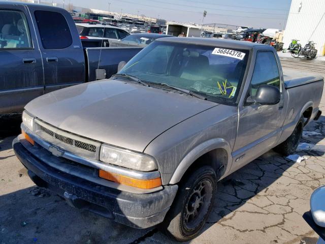 1GCCS1447W8183322 - 1998 CHEVROLET S-10 PU GOLD photo 2