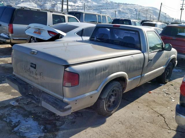 1GCCS1447W8183322 - 1998 CHEVROLET S-10 PU GOLD photo 4