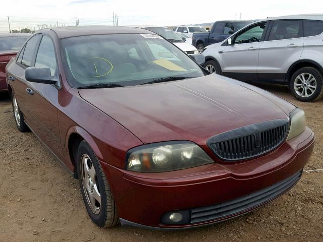 1LNHM87A84Y637502 - 2004 LINCOLN LS BURGUNDY photo 1