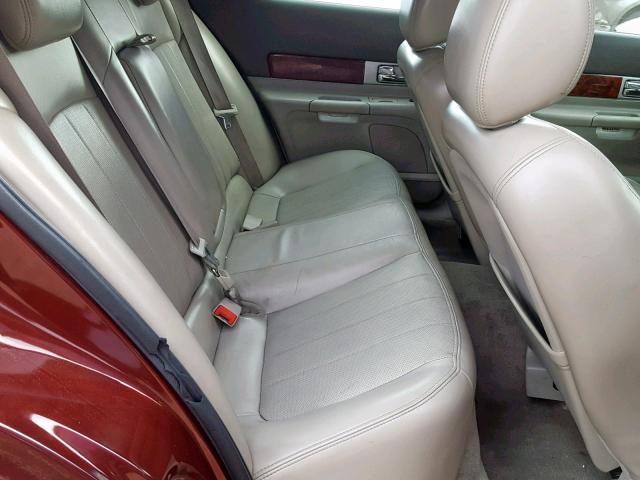 1LNHM87A84Y637502 - 2004 LINCOLN LS BURGUNDY photo 6