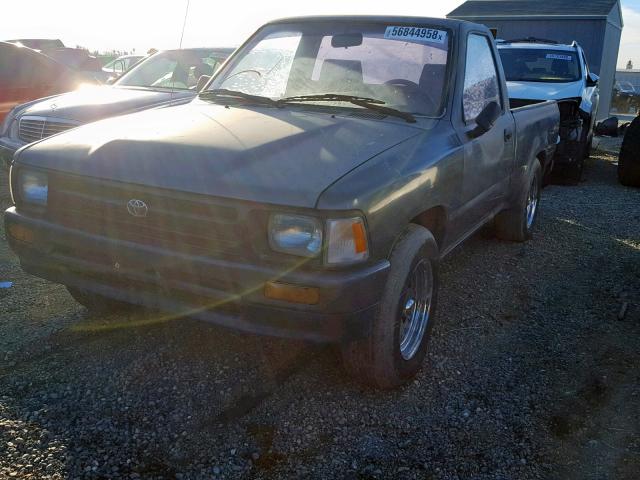 4TARN81A0PZ116802 - 1993 TOYOTA PICKUP 1/2 GREEN photo 2