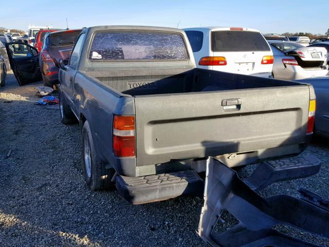 4TARN81A0PZ116802 - 1993 TOYOTA PICKUP 1/2 GREEN photo 3