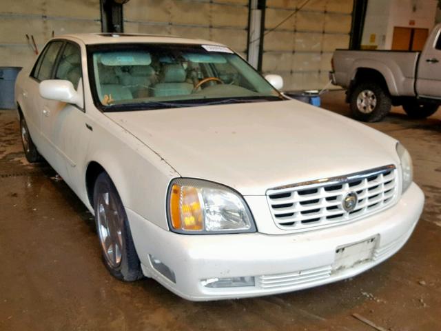 1G6KF57911U102929 - 2001 CADILLAC DEVILLE DT WHITE photo 1