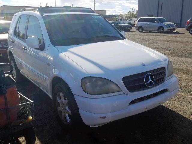 4JGAB72E91A239490 - 2001 MERCEDES-BENZ ML 430 WHITE photo 1