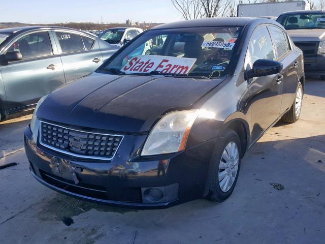 3N1AB61E97L702765 - 2007 NISSAN SENTRA 2.0 BLACK photo 2