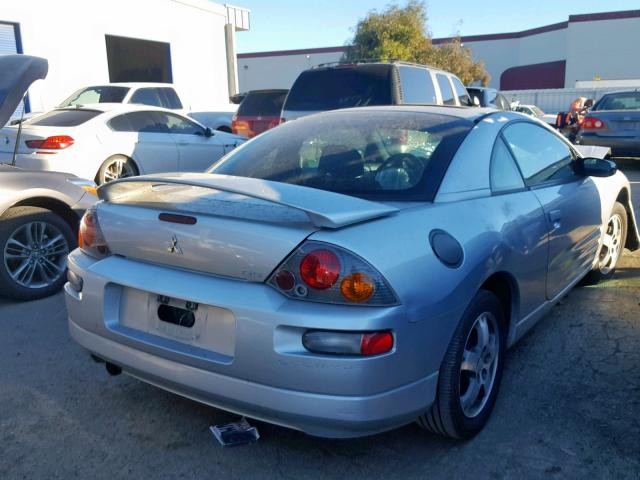 4A3AC44G13E001303 - 2003 MITSUBISHI ECLIPSE GS SILVER photo 4