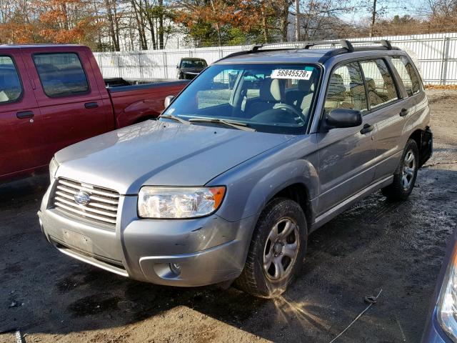 JF1SG63627H719212 - 2007 SUBARU FORESTER 2 GRAY photo 2