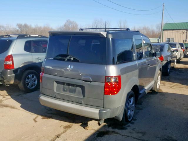 5J6YH28615L032861 - 2005 HONDA ELEMENT EX SILVER photo 4