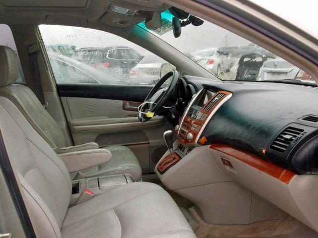 JTJHW31U160015164 - 2006 LEXUS RX 400 TEAL photo 5