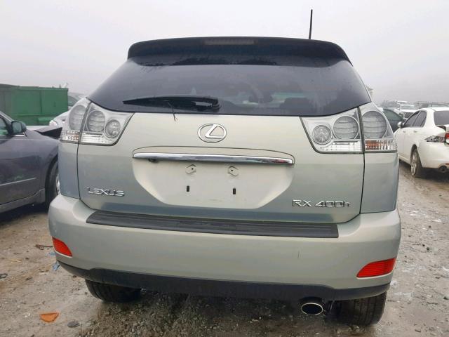 JTJHW31U160015164 - 2006 LEXUS RX 400 TEAL photo 9