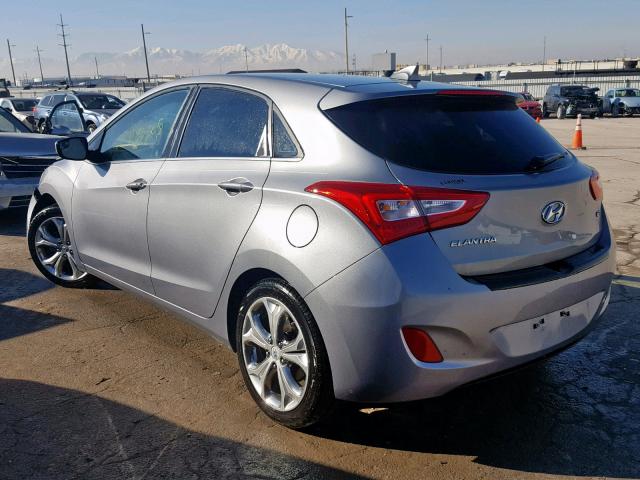 KMHD35LH3EU189598 - 2014 HYUNDAI ELANTRA GT GRAY photo 3