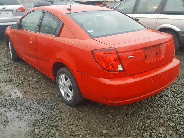 1G8AM15F07Z139685 - 2007 SATURN ION LEVEL RED photo 3