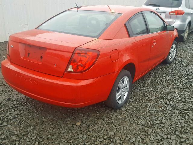 1G8AM15F07Z139685 - 2007 SATURN ION LEVEL RED photo 4