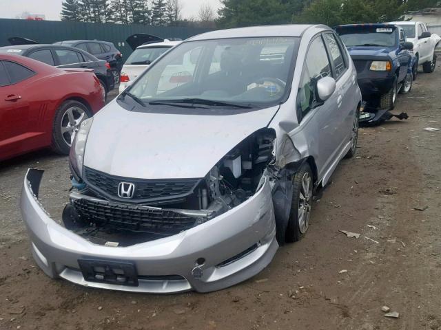 JHMGE8G55CC027518 - 2012 HONDA FIT SPORT SILVER photo 2