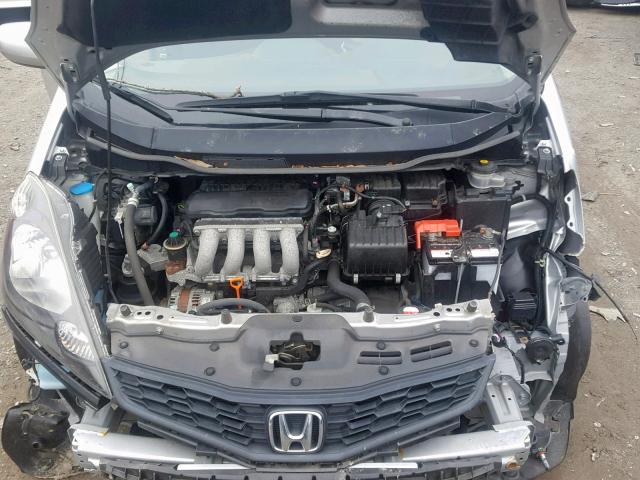 JHMGE8G55CC027518 - 2012 HONDA FIT SPORT SILVER photo 7