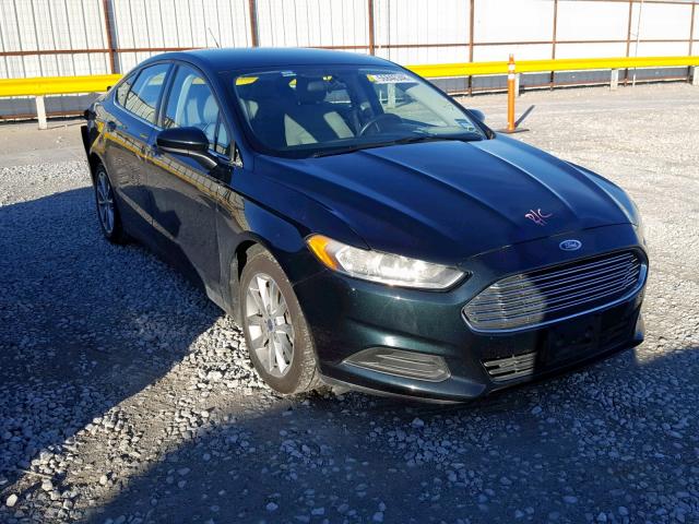 3FA6P0G78ER157037 - 2014 FORD FUSION S BLACK photo 1