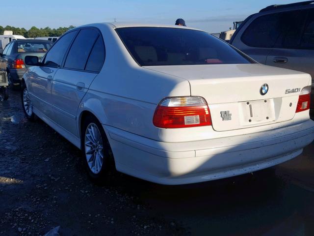 WBADN63421GM70704 - 2001 BMW 540 I AUTO WHITE photo 3