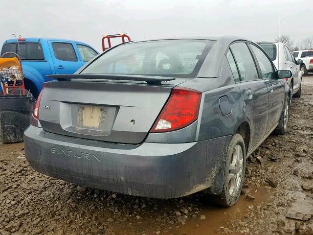 1G8AK52F94Z178823 - 2004 SATURN ION LEVEL GRAY photo 4