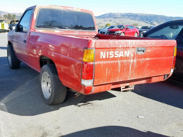 1N6SD11S4LC307982 - 1990 NISSAN D21 SHORT RED photo 3