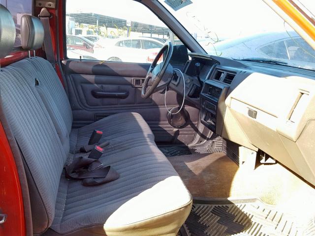 1N6SD11S4LC307982 - 1990 NISSAN D21 SHORT RED photo 5