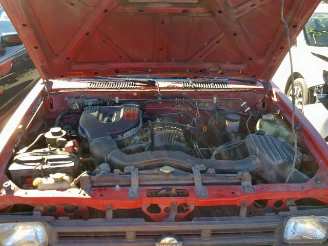 1N6SD11S4LC307982 - 1990 NISSAN D21 SHORT RED photo 7