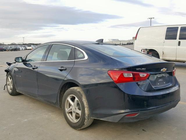 1G1ZB5ST2HF290782 - 2017 CHEVROLET MALIBU LS BLACK photo 3