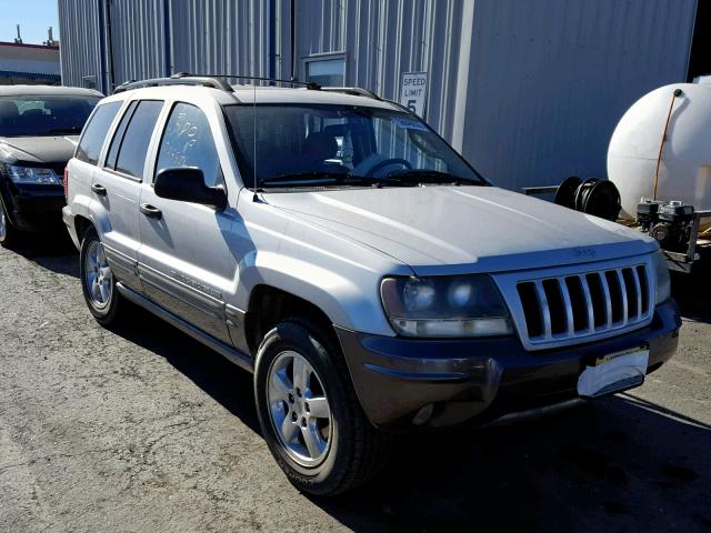 1J4GX48J24C283076 - 2004 JEEP GRAND CHER SILVER photo 1