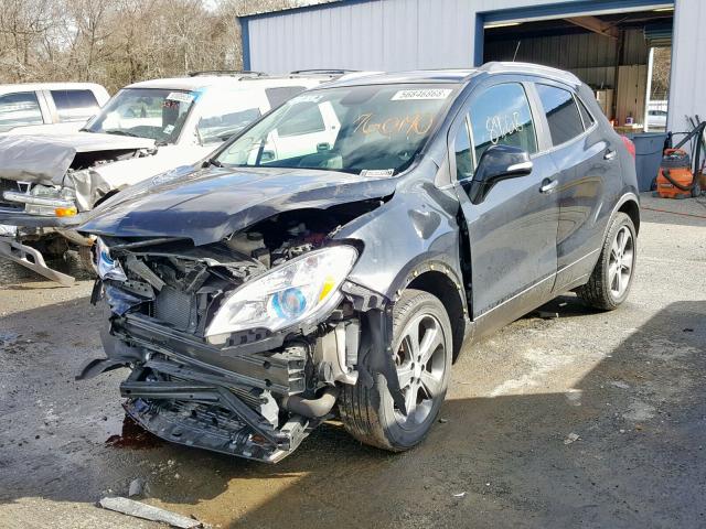 KL4CJASB9EB760190 - 2014 BUICK ENCORE BLACK photo 2